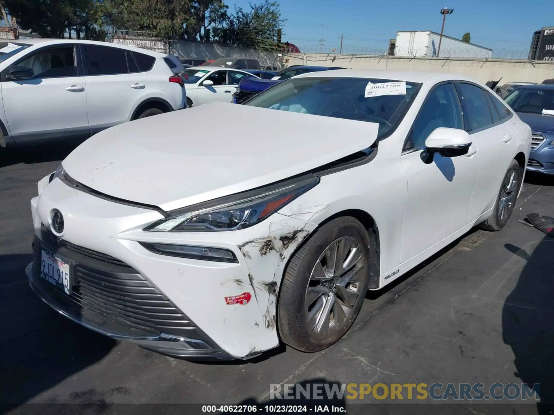 2 Photograph of a damaged car JTDAAAAA9PA009508 TOYOTA MIRAI 2023