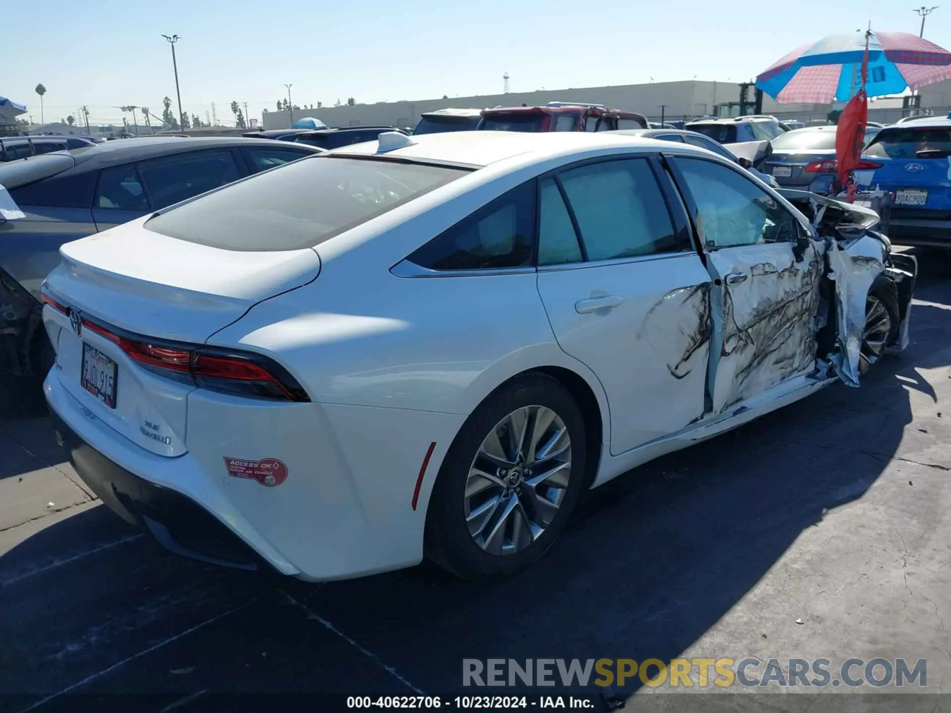4 Photograph of a damaged car JTDAAAAA9PA009508 TOYOTA MIRAI 2023