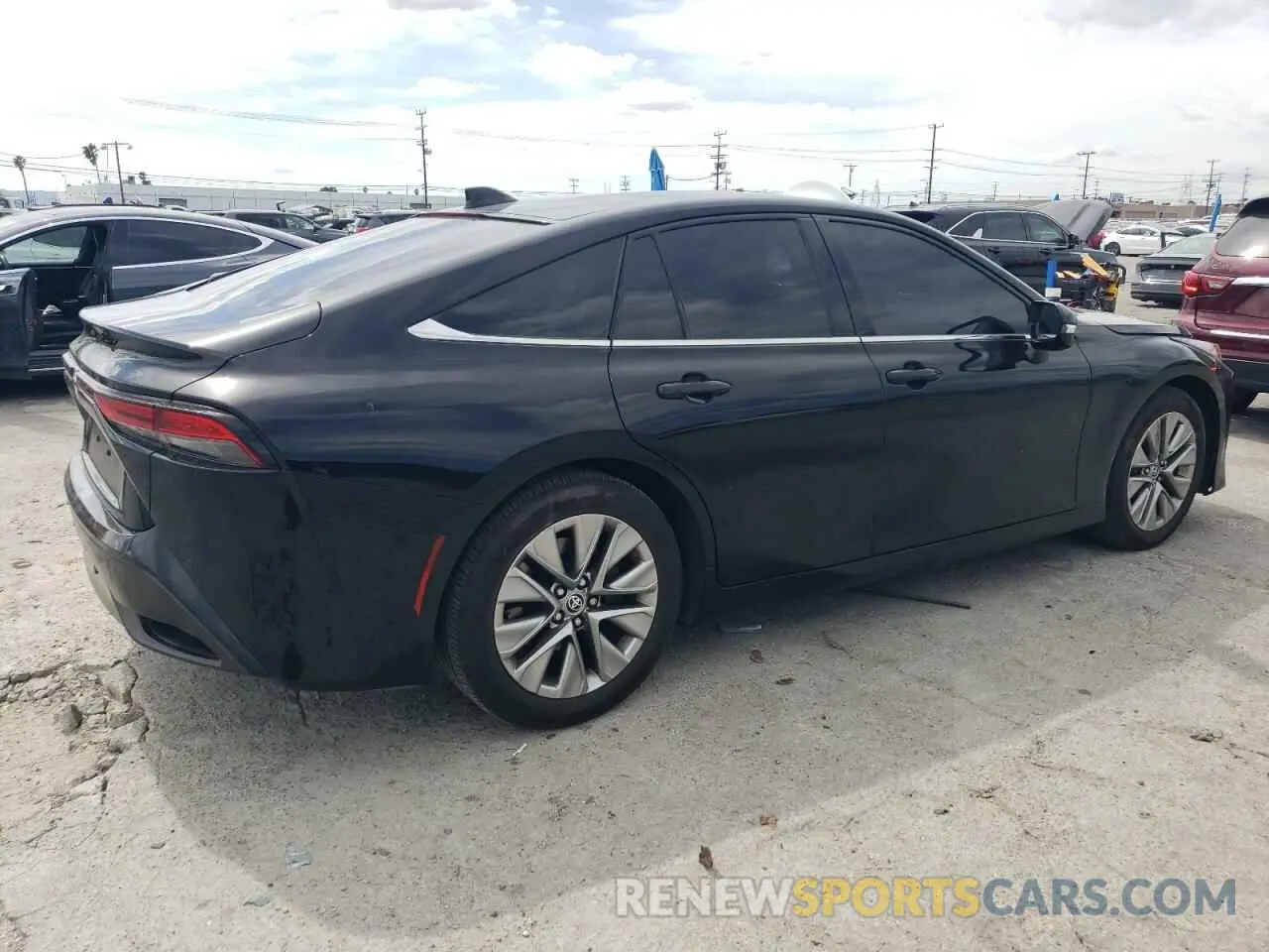 3 Фотография поврежденного автомобиля JTDAAAAAXPA009081 TOYOTA MIRAI 2023