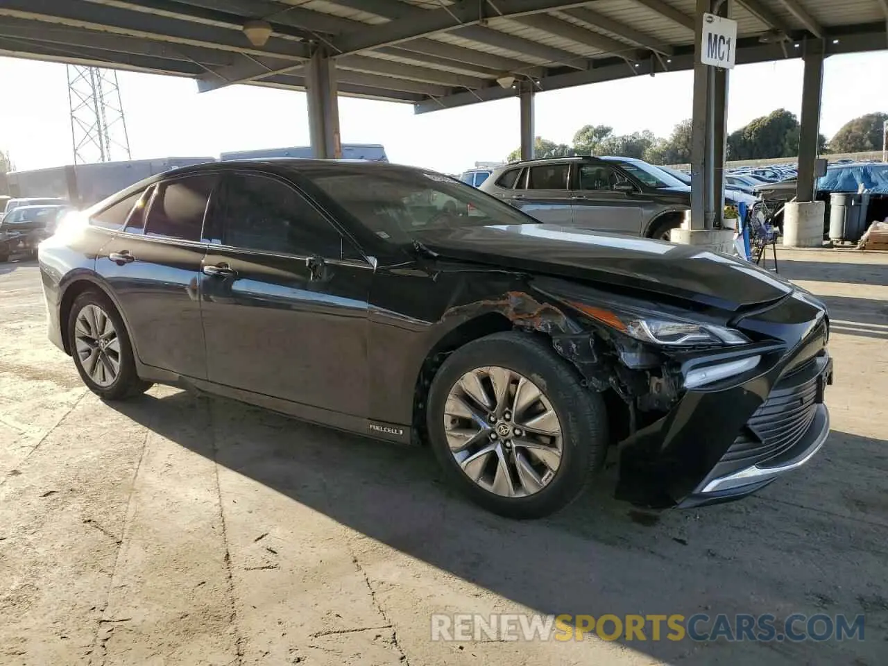 4 Photograph of a damaged car JTDAAAAA1NA006745 TOYOTA MIRAI LE 2022