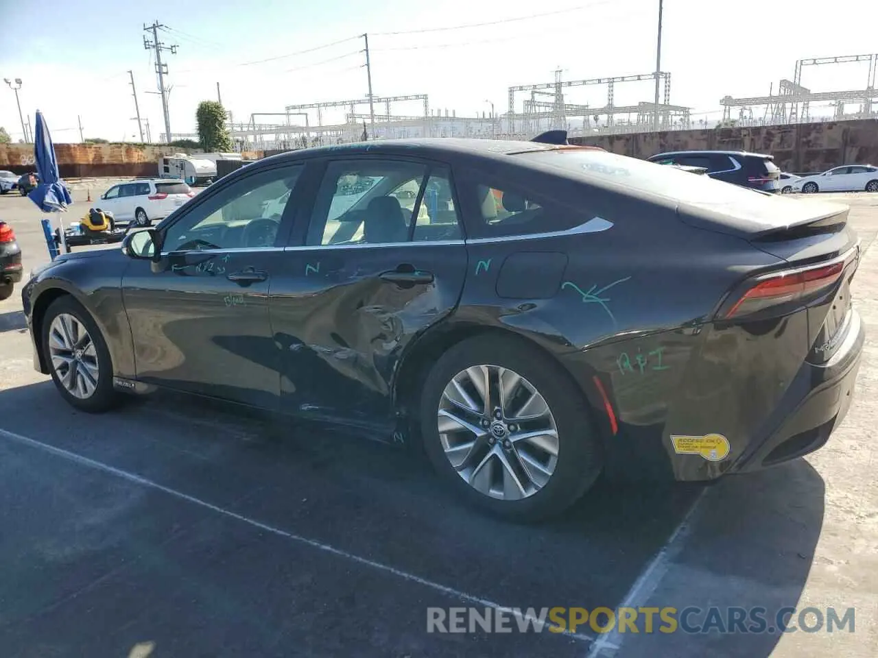 2 Фотография поврежденного автомобиля JTDAAAAA3NA005533 TOYOTA MIRAI LE 2022