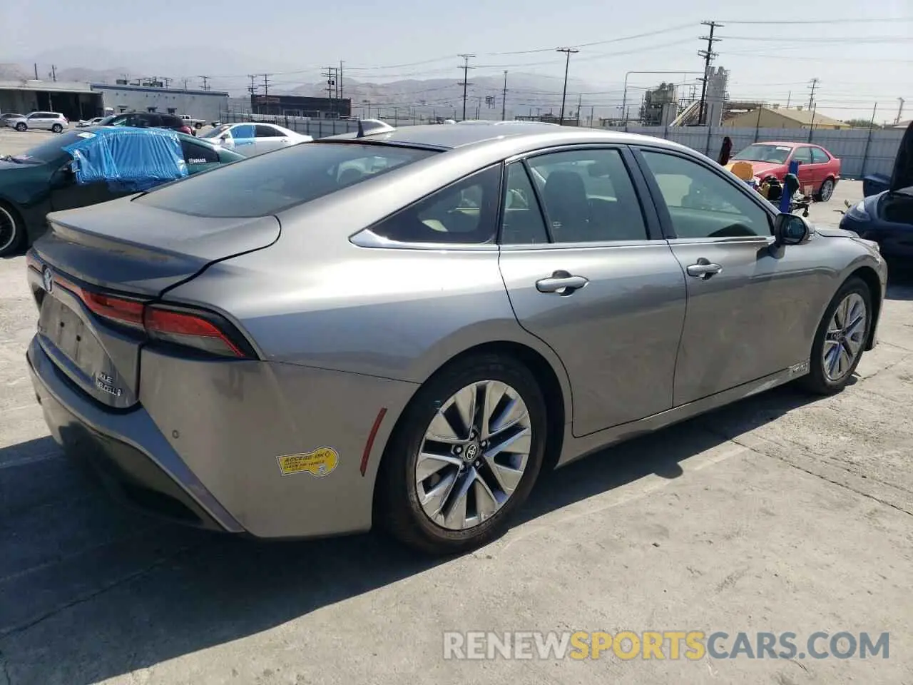 3 Фотография поврежденного автомобиля JTDAAAAAXNA004461 TOYOTA MIRAI LE 2022