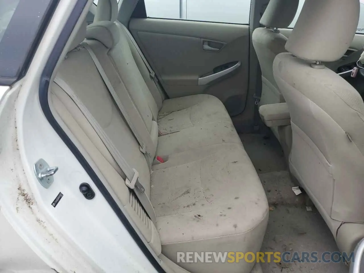10 Фотография поврежденного автомобиля JTDKN3DU8A0043821 TOYOTA PRIUS 2010