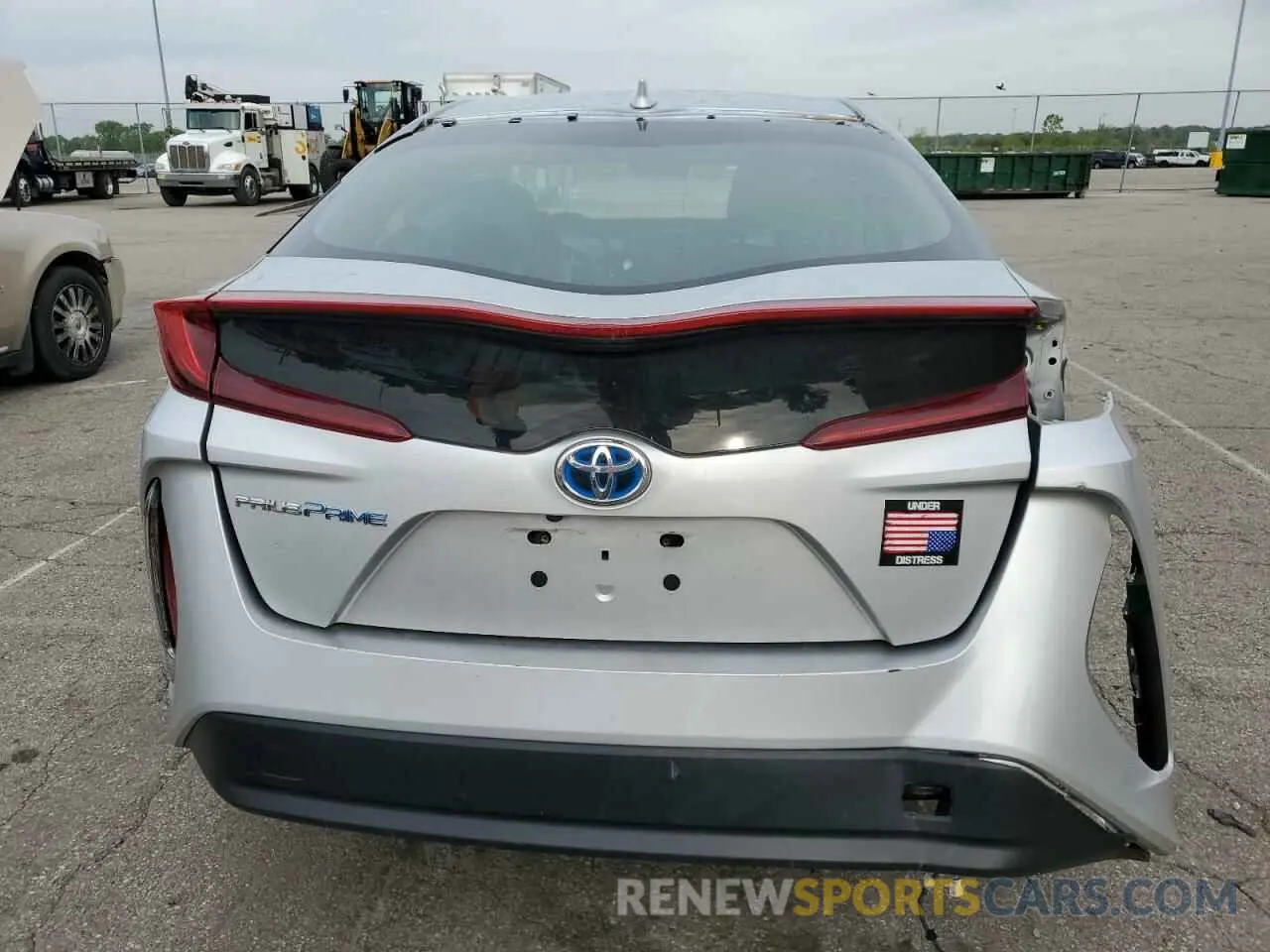 6 Фотография поврежденного автомобиля JTDKARFP1K3112080 TOYOTA PRIUS 2019