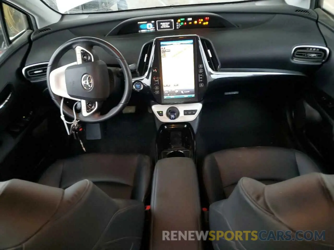 8 Photograph of a damaged car JTDKARFP1K3116498 TOYOTA PRIUS 2019