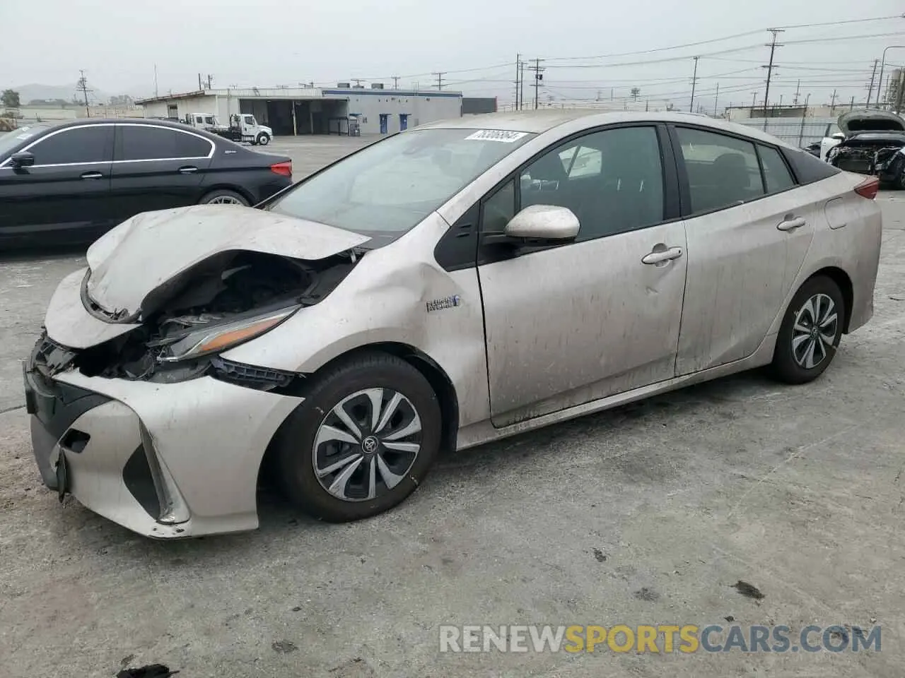 1 Photograph of a damaged car JTDKARFP2K3109706 TOYOTA PRIUS 2019