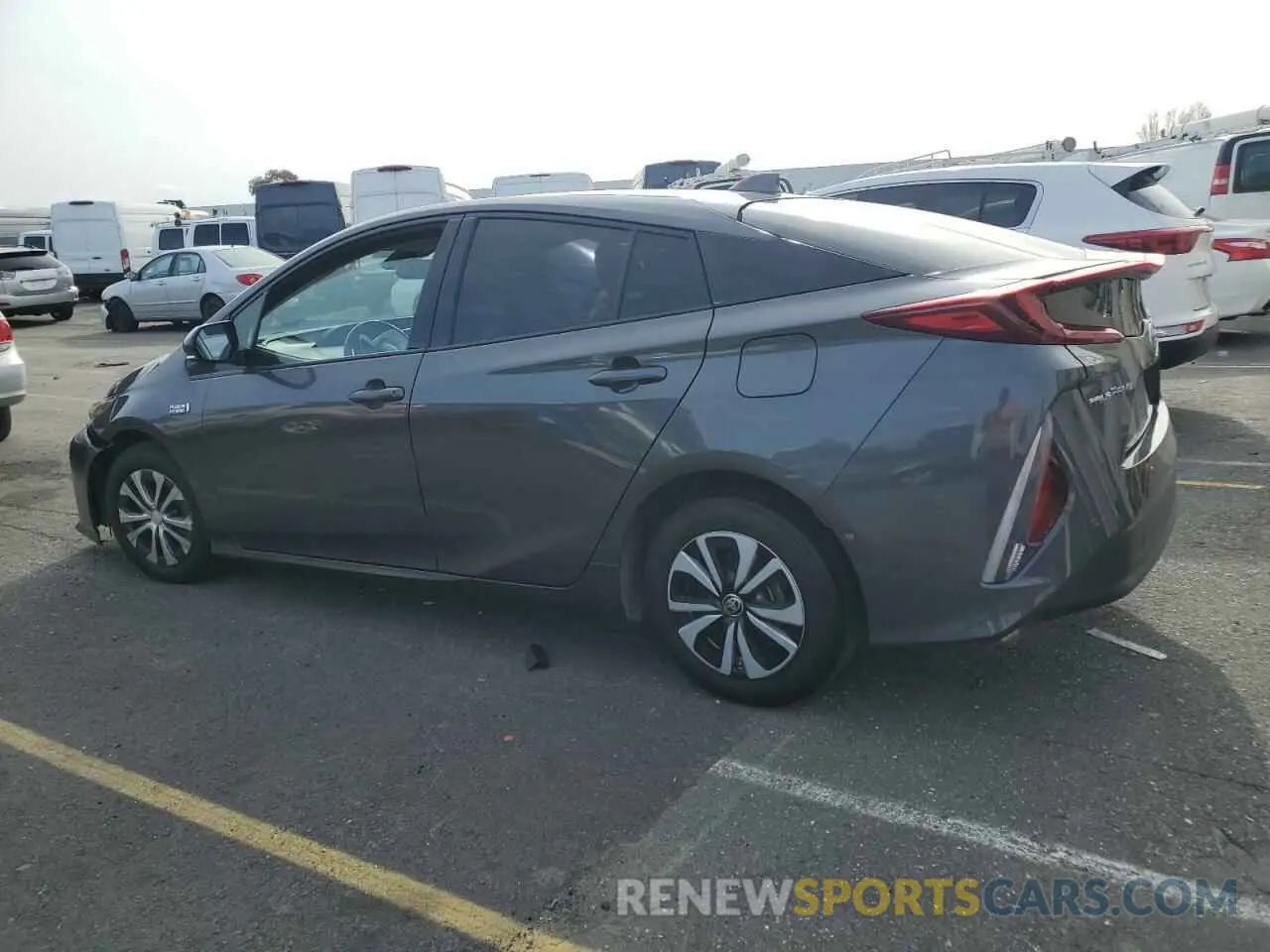2 Photograph of a damaged car JTDKARFP2K3113867 TOYOTA PRIUS 2019