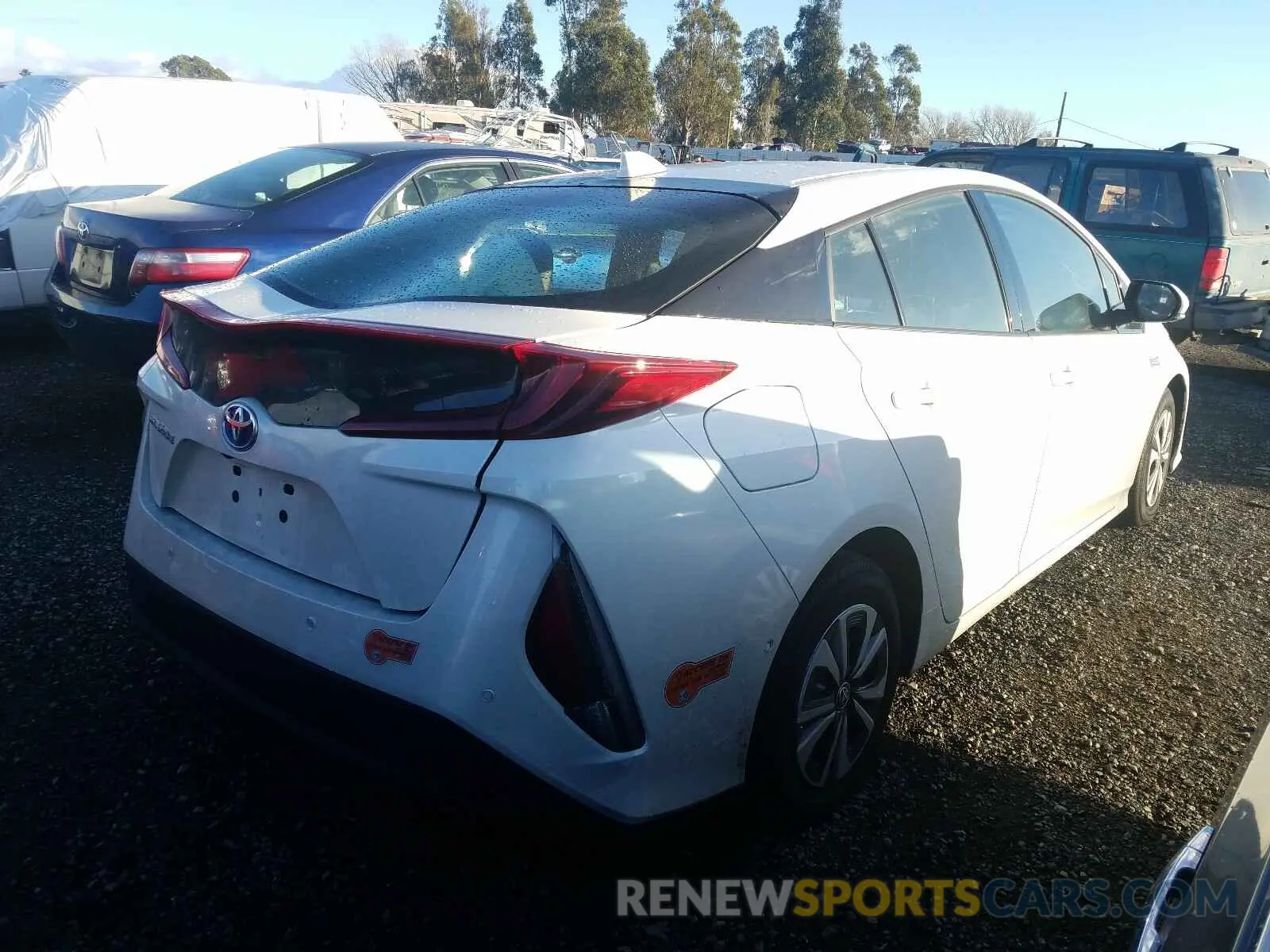 4 Photograph of a damaged car JTDKARFP2K3115392 TOYOTA PRIUS 2019