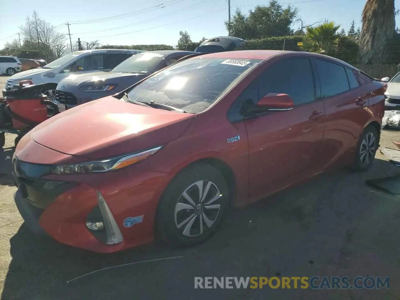 1 Фотография поврежденного автомобиля JTDKARFP2K3118888 TOYOTA PRIUS 2019