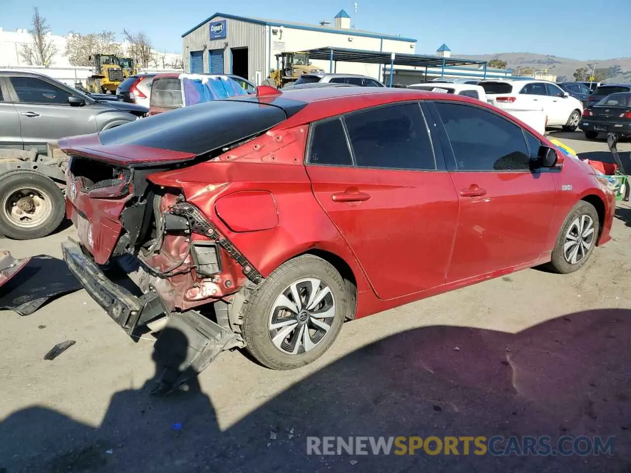 3 Фотография поврежденного автомобиля JTDKARFP2K3118888 TOYOTA PRIUS 2019