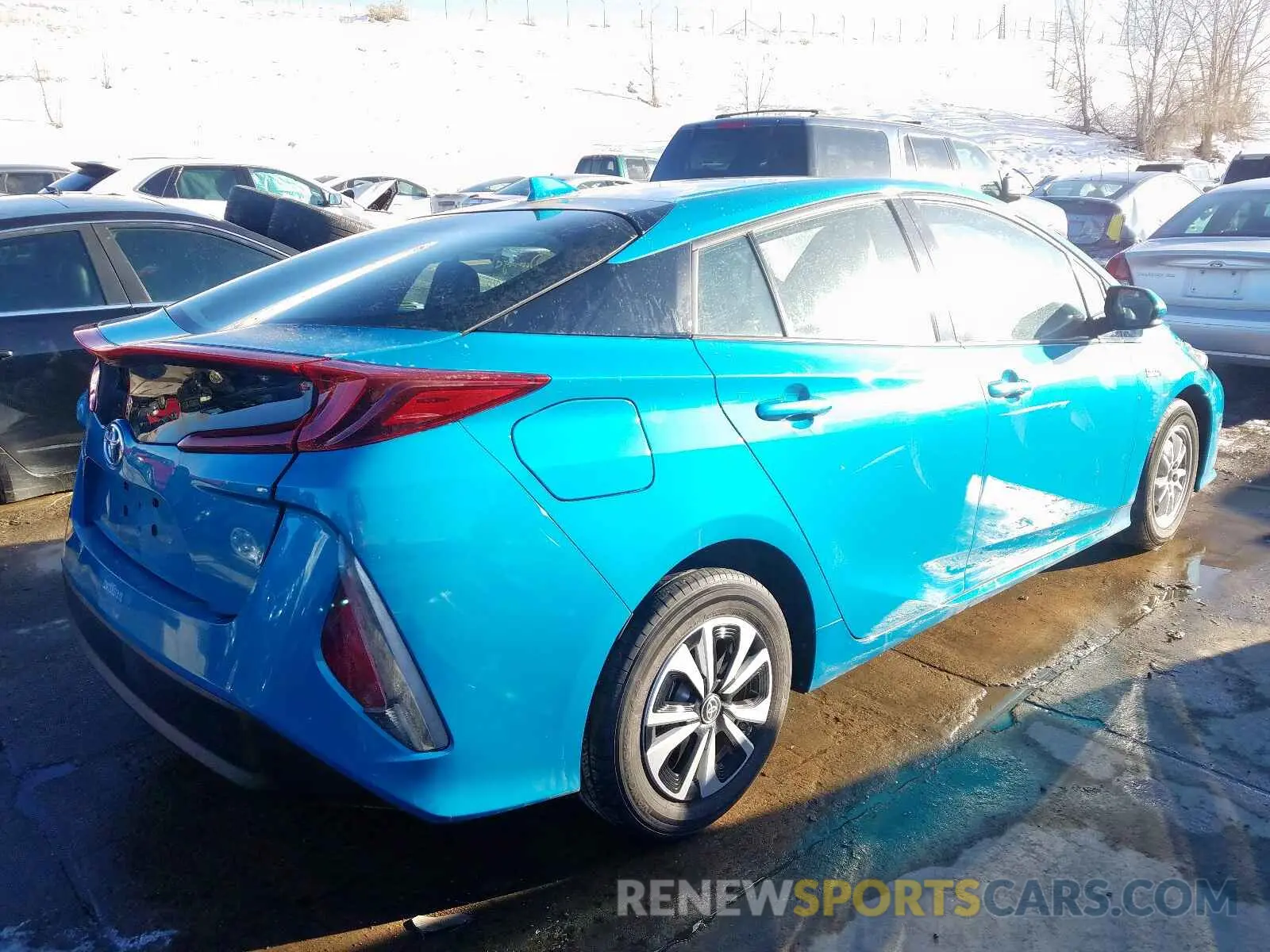 4 Photograph of a damaged car JTDKARFP2K3119023 TOYOTA PRIUS 2019