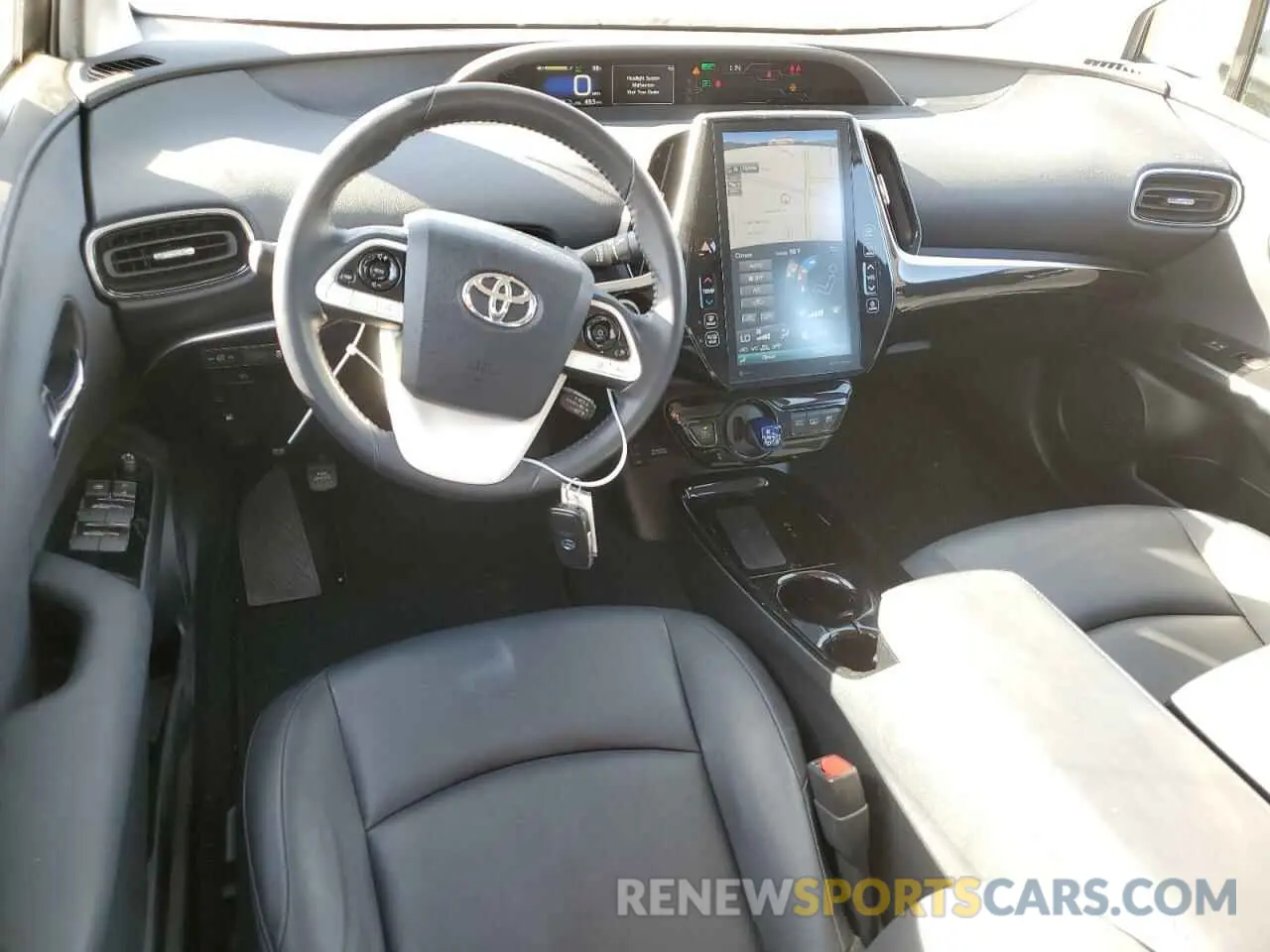 8 Фотография поврежденного автомобиля JTDKARFP3K3106992 TOYOTA PRIUS 2019