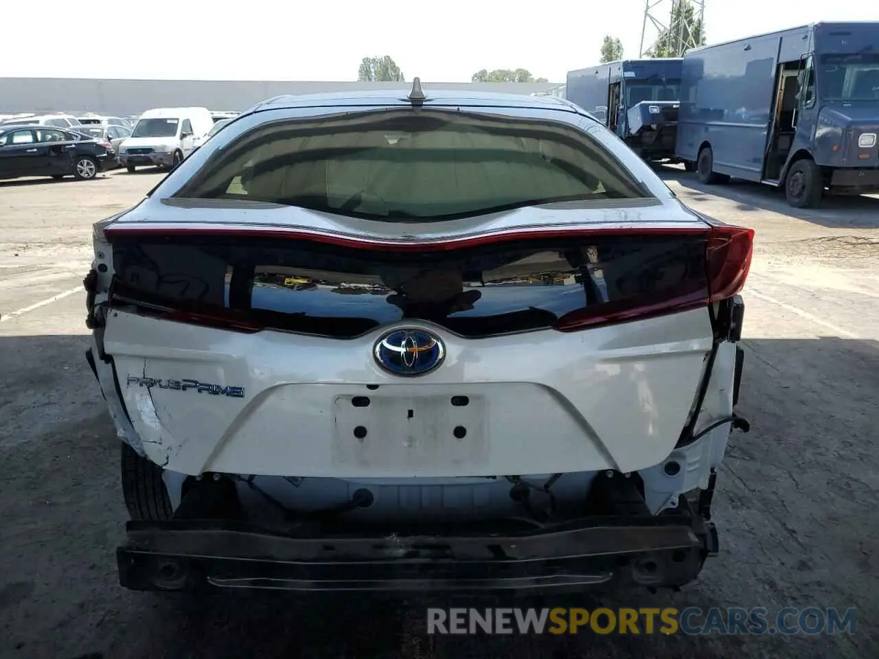 6 Photograph of a damaged car JTDKARFP3K3114820 TOYOTA PRIUS 2019