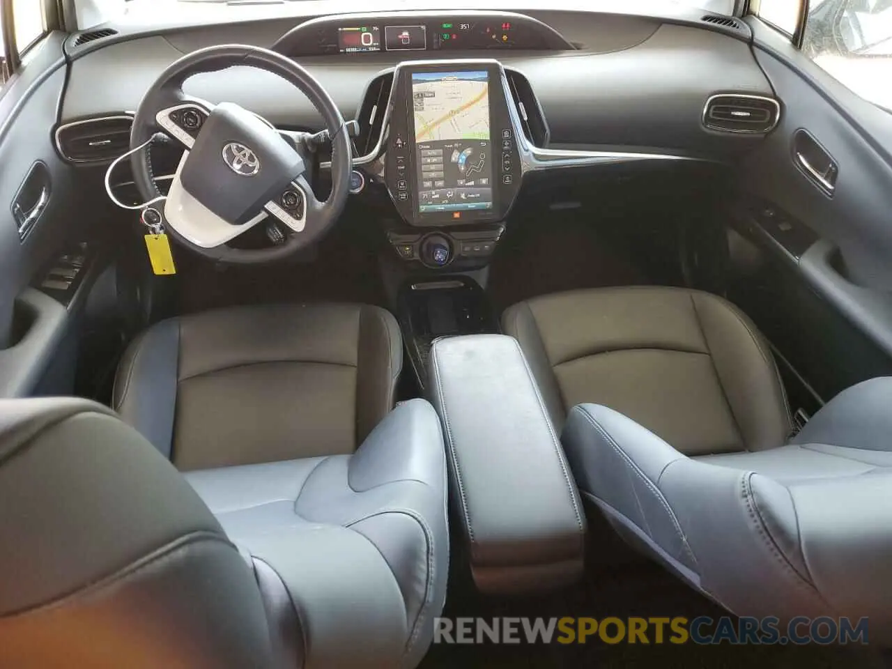 8 Photograph of a damaged car JTDKARFP3K3114820 TOYOTA PRIUS 2019