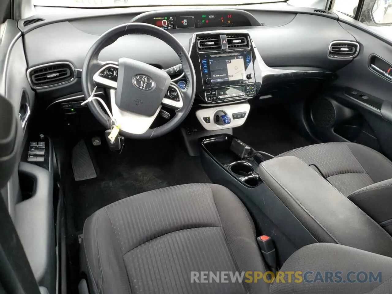 8 Фотография поврежденного автомобиля JTDKARFP3K3115725 TOYOTA PRIUS 2019