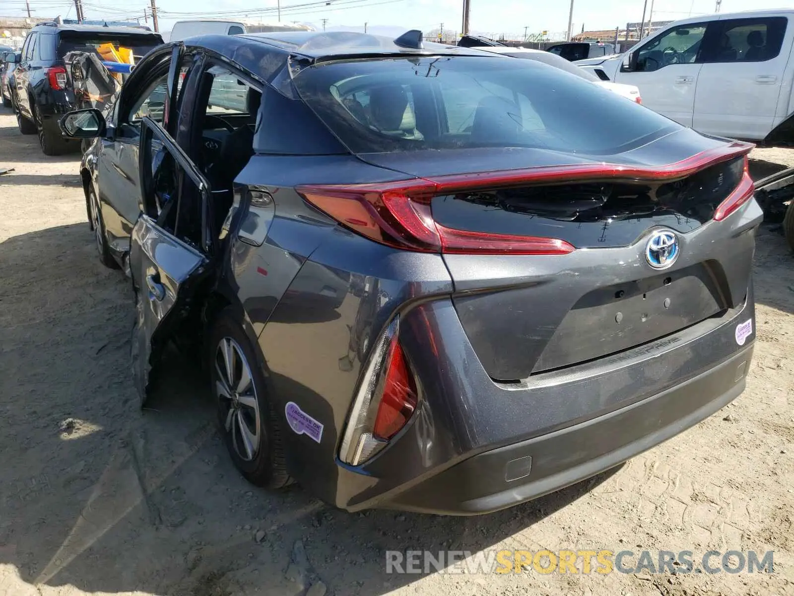 3 Photograph of a damaged car JTDKARFP3K3117653 TOYOTA PRIUS 2019