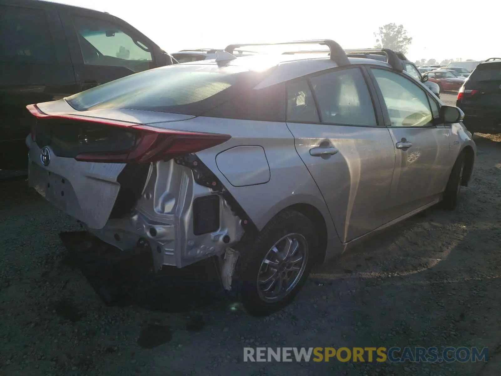 4 Photograph of a damaged car JTDKARFP4K3117791 TOYOTA PRIUS 2019