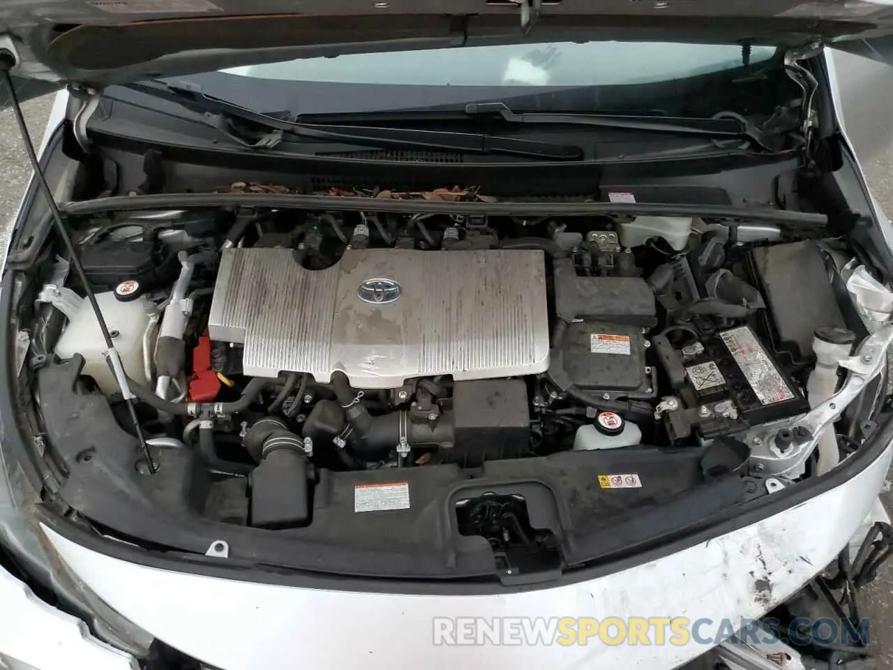 11 Фотография поврежденного автомобиля JTDKARFP6K3119655 TOYOTA PRIUS 2019