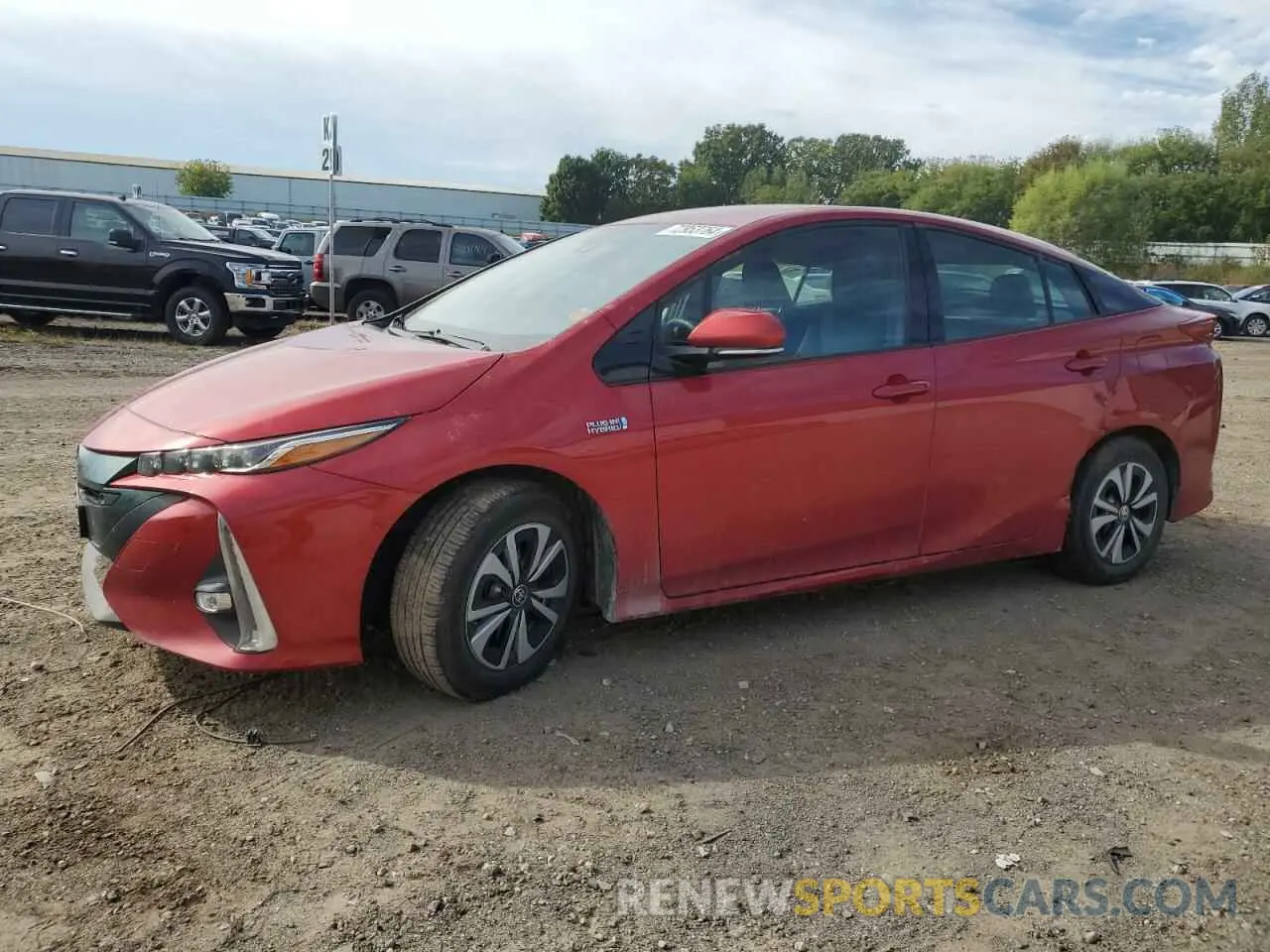 1 Photograph of a damaged car JTDKARFP7K3113248 TOYOTA PRIUS 2019