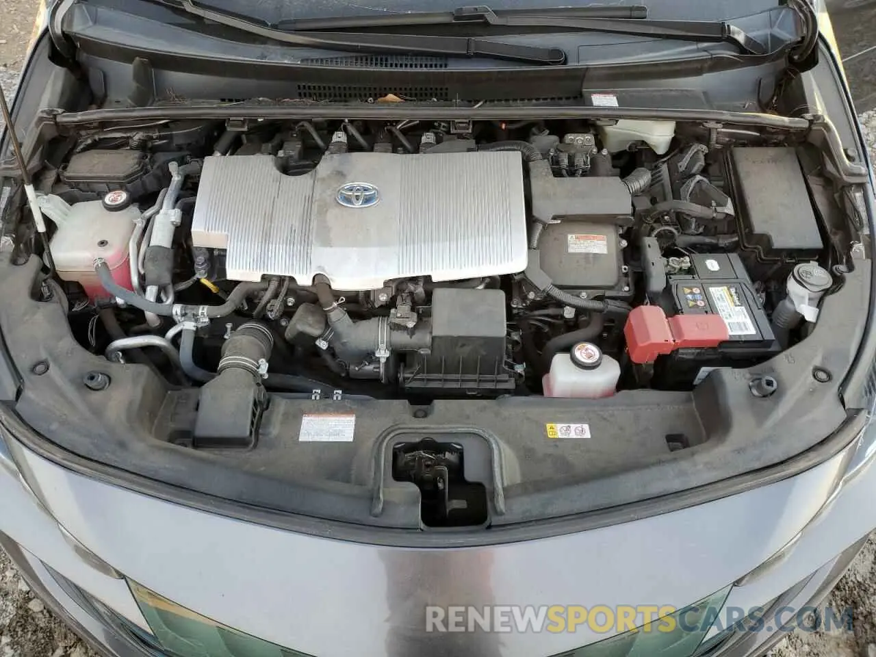 12 Фотография поврежденного автомобиля JTDKARFP8K3106406 TOYOTA PRIUS 2019