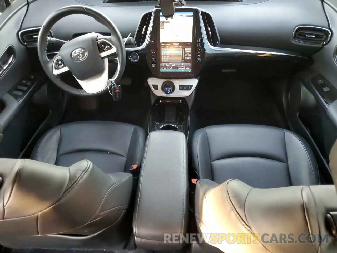 8 Фотография поврежденного автомобиля JTDKARFP8K3106406 TOYOTA PRIUS 2019