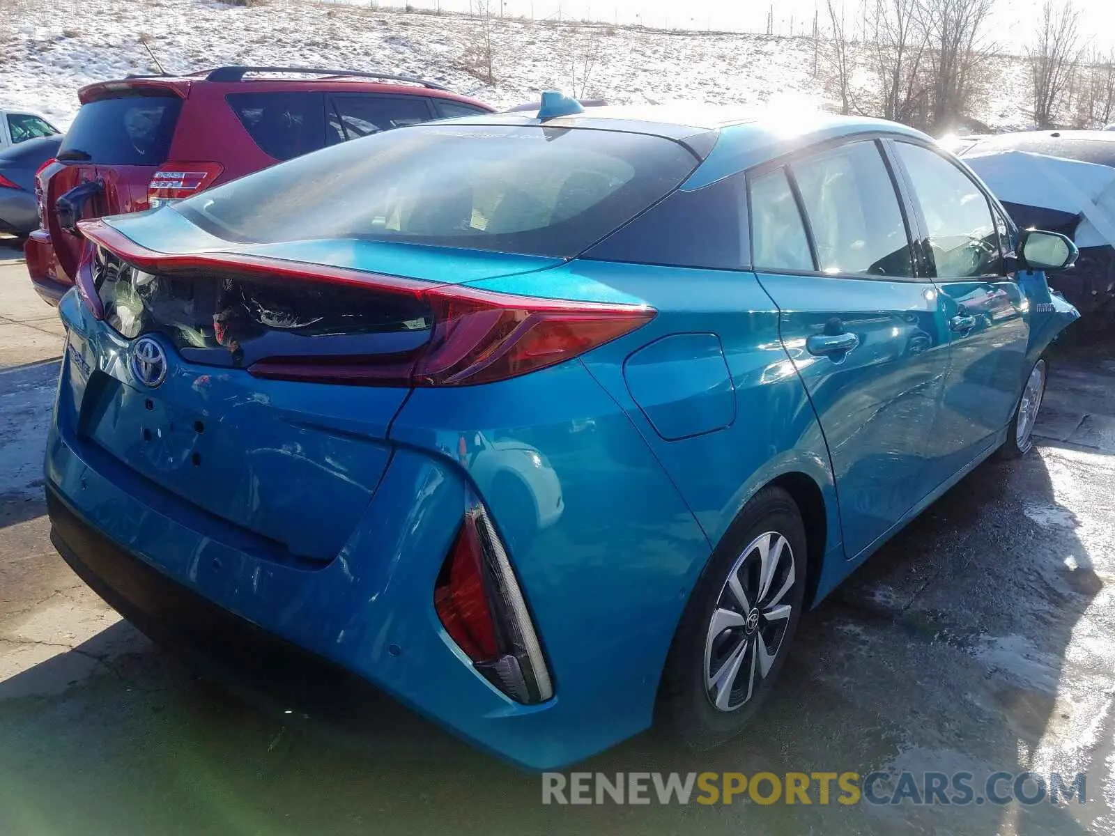 4 Photograph of a damaged car JTDKARFP9K3105345 TOYOTA PRIUS 2019