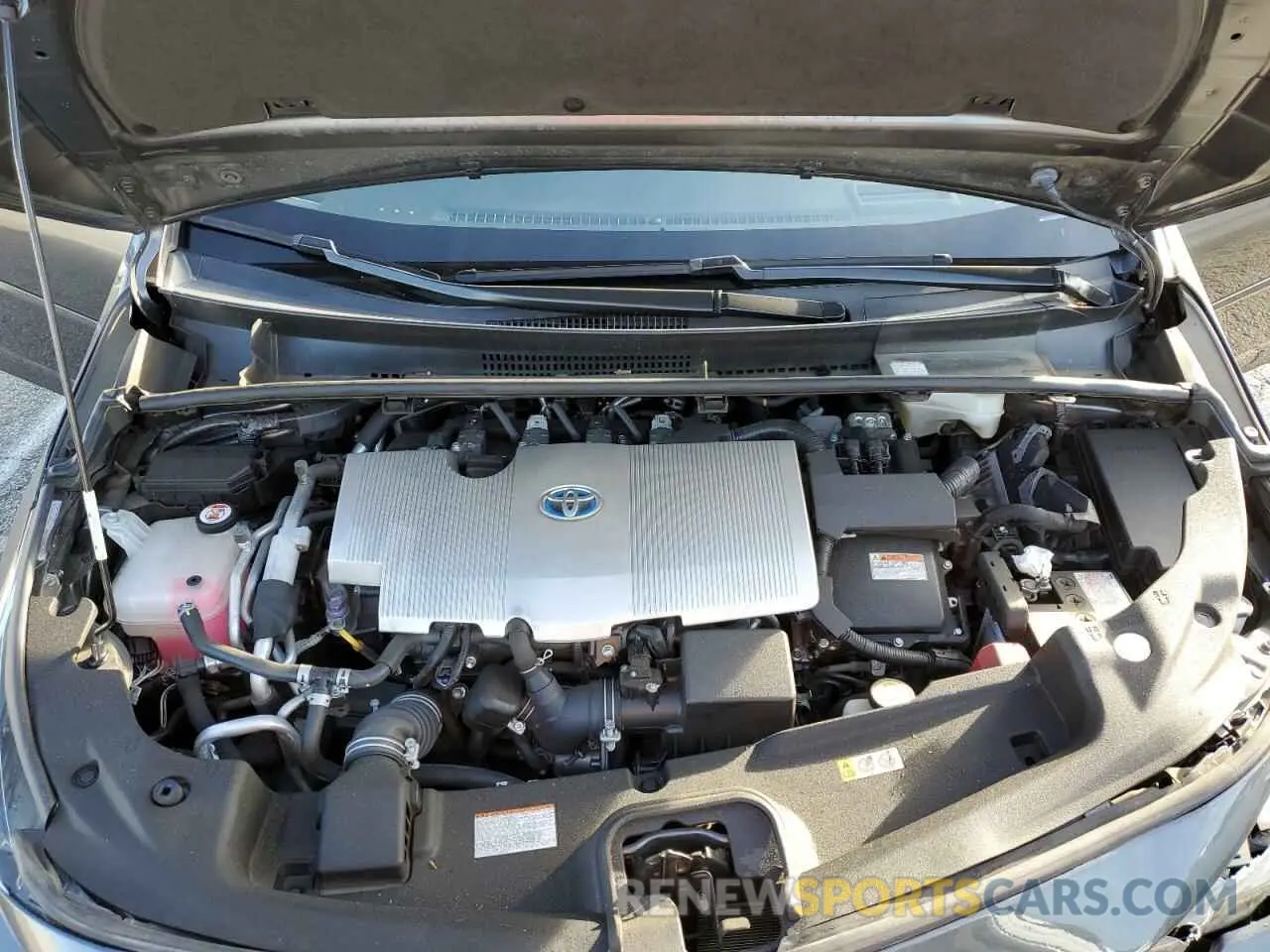 11 Фотография поврежденного автомобиля JTDKARFP9K3114689 TOYOTA PRIUS 2019