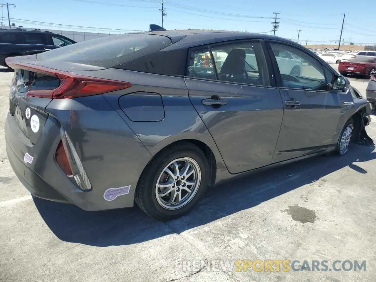 3 Photograph of a damaged car JTDKARFP9K3115695 TOYOTA PRIUS 2019