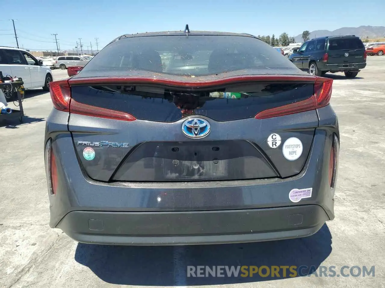 6 Photograph of a damaged car JTDKARFP9K3115695 TOYOTA PRIUS 2019