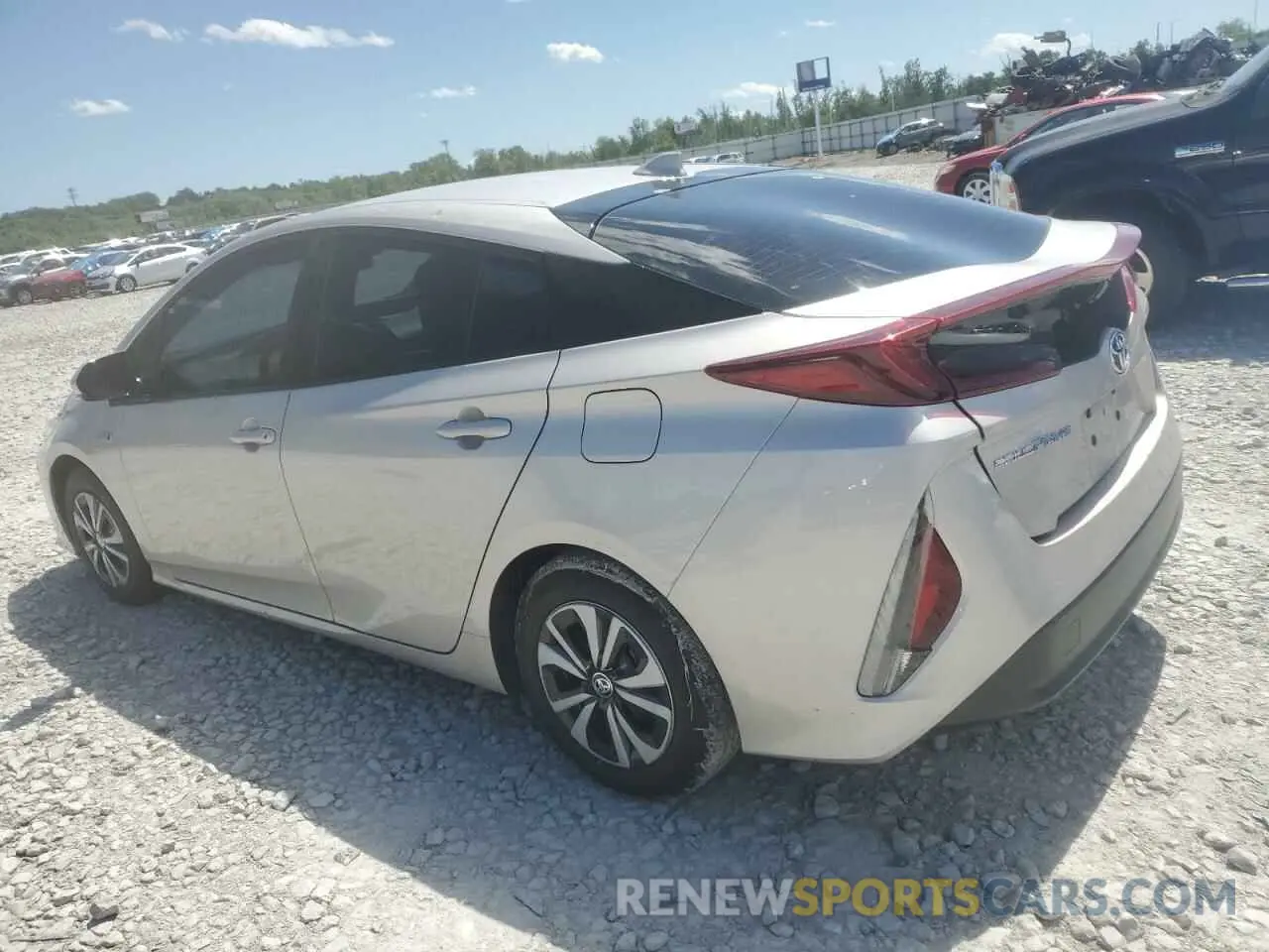 2 Photograph of a damaged car JTDKARFP9K3119410 TOYOTA PRIUS 2019
