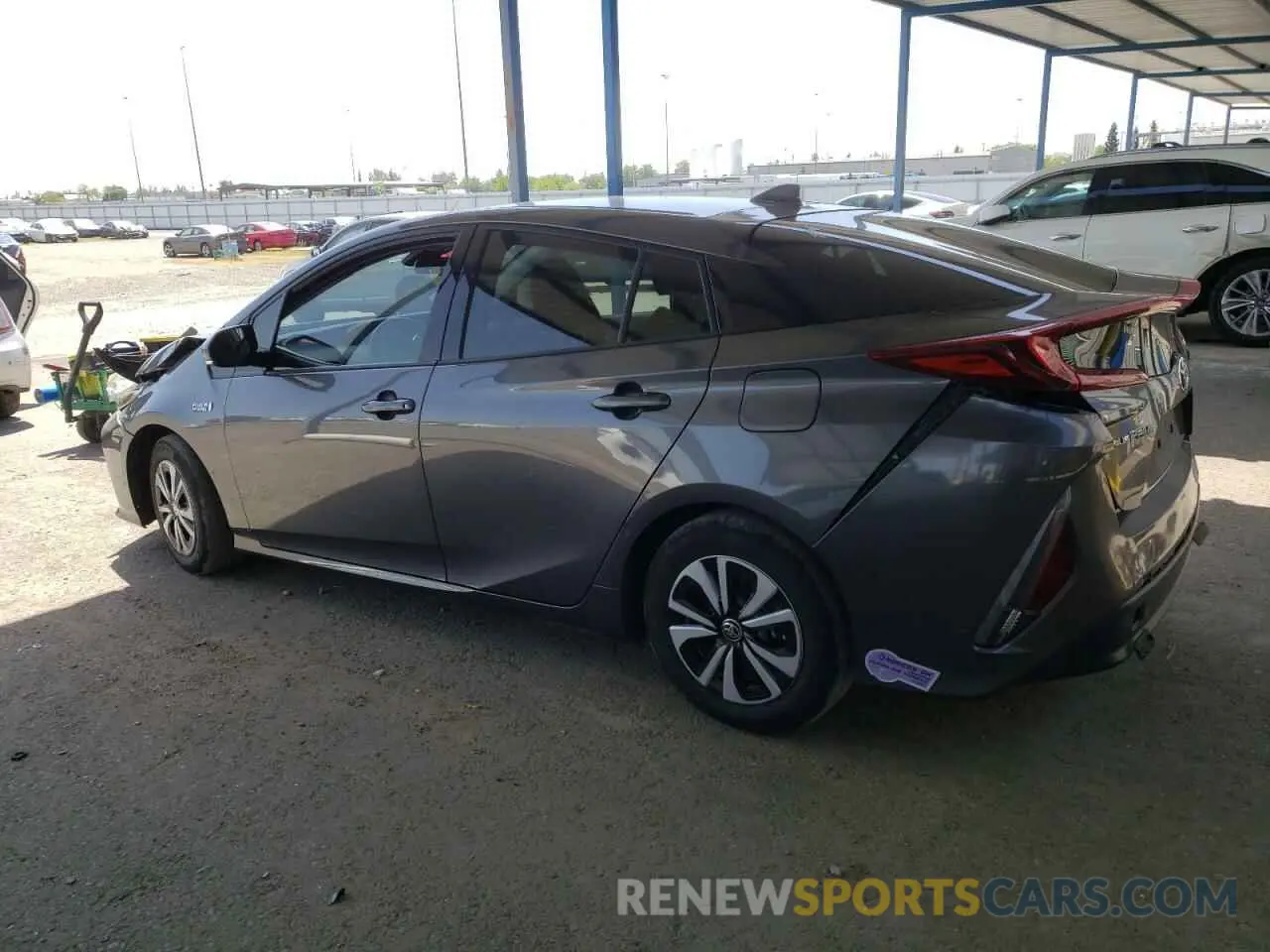 2 Photograph of a damaged car JTDKARFPXK3108769 TOYOTA PRIUS 2019
