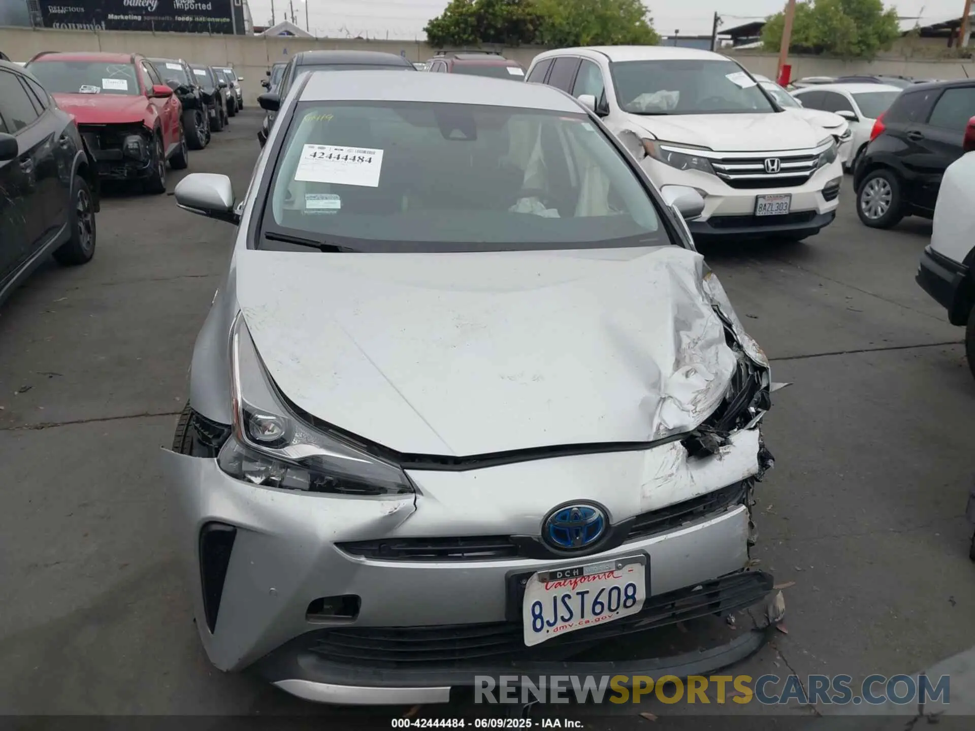 13 Photograph of a damaged car JTDKARFU0K3074380 TOYOTA PRIUS 2019