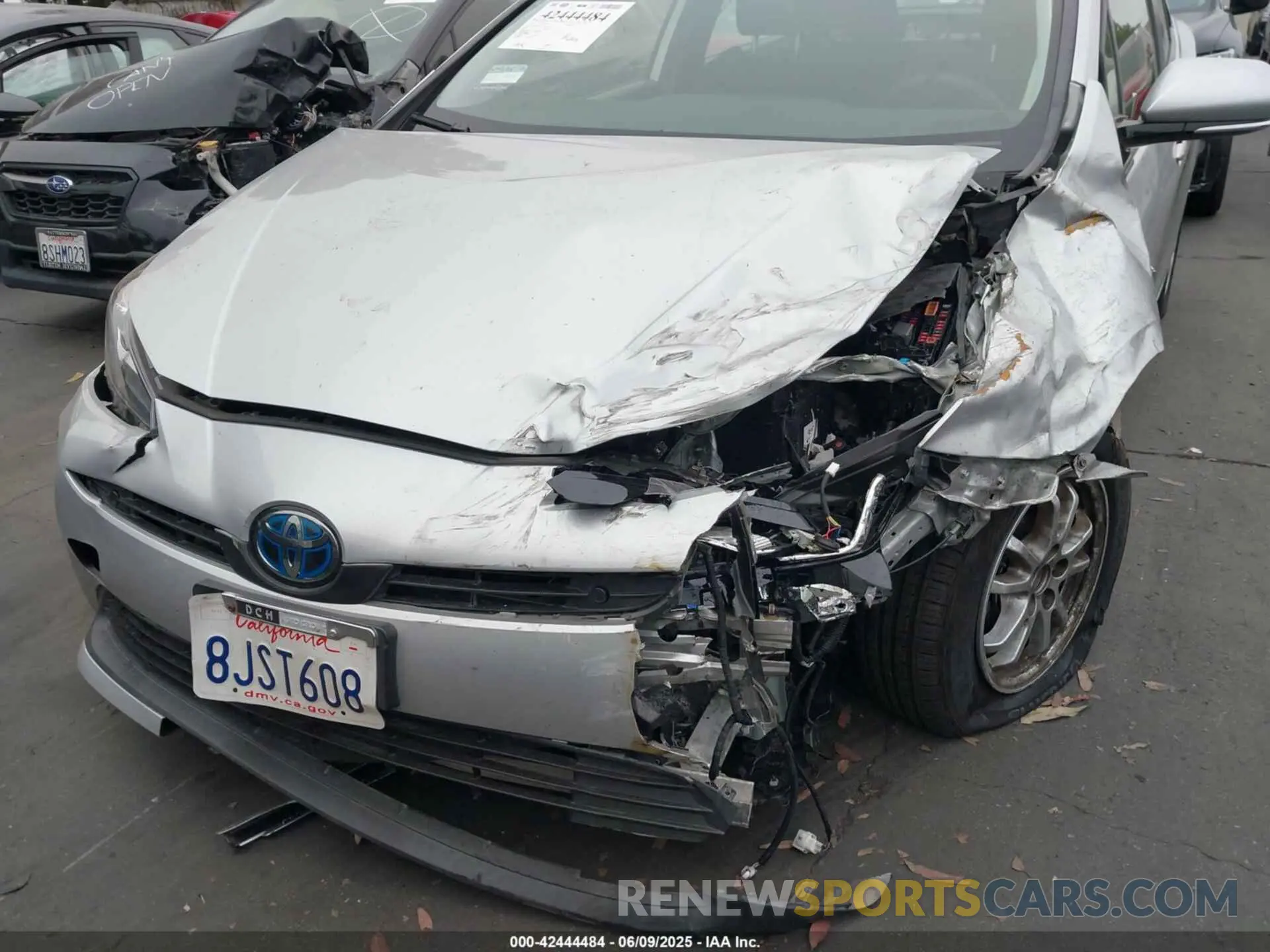 18 Photograph of a damaged car JTDKARFU0K3074380 TOYOTA PRIUS 2019