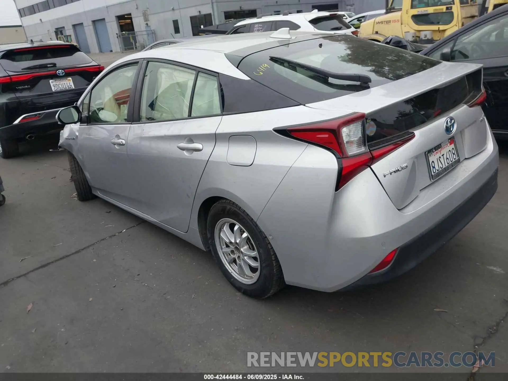 3 Photograph of a damaged car JTDKARFU0K3074380 TOYOTA PRIUS 2019