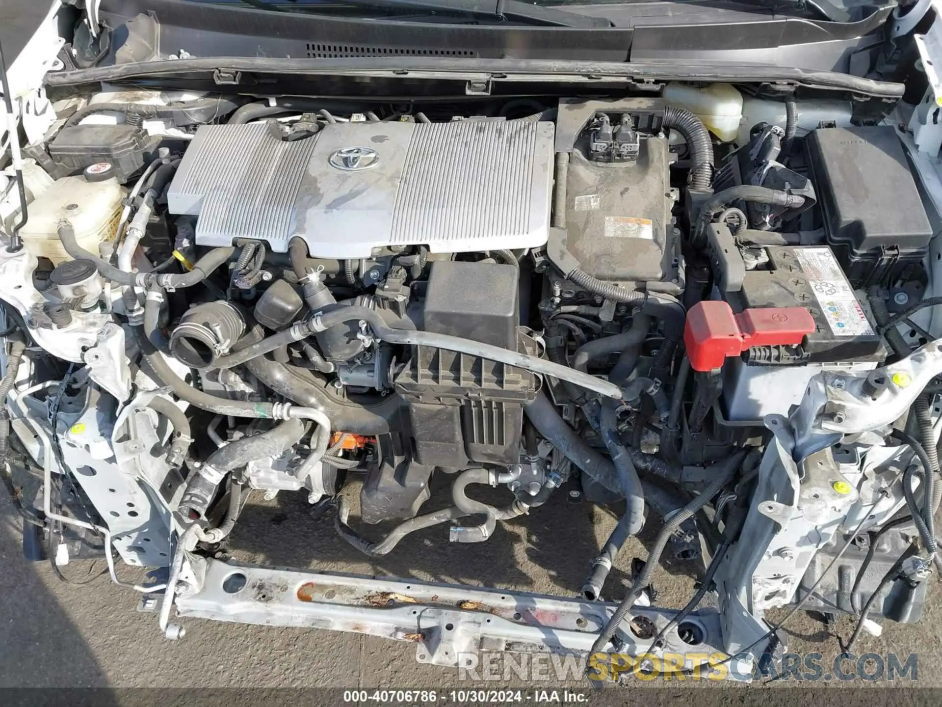 10 Photograph of a damaged car JTDKARFU0K3077134 TOYOTA PRIUS 2019