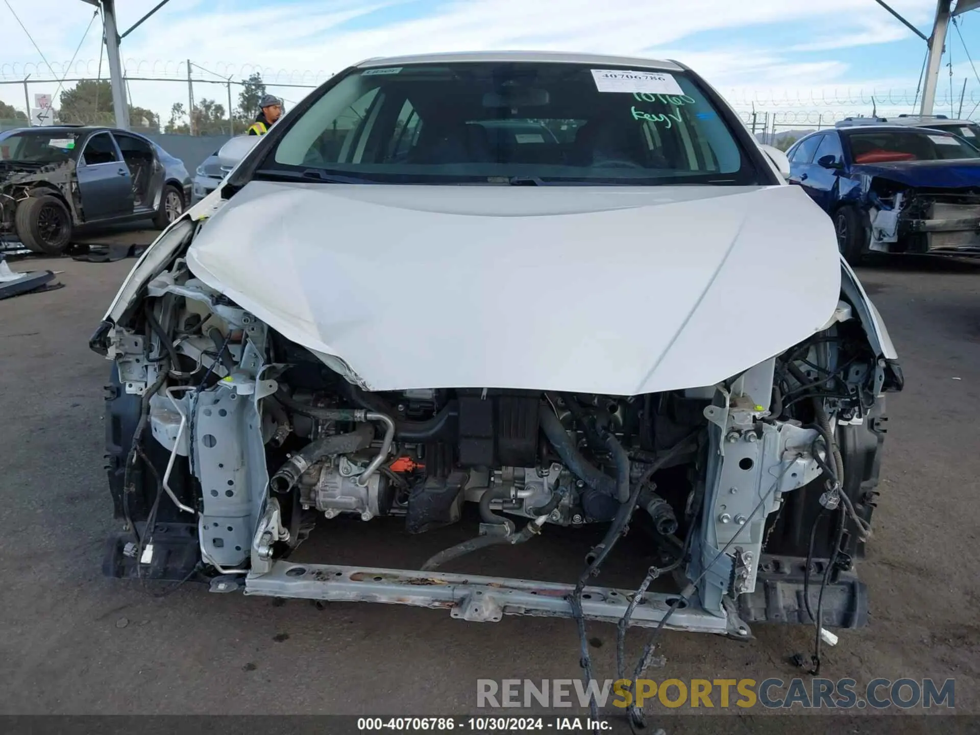13 Photograph of a damaged car JTDKARFU0K3077134 TOYOTA PRIUS 2019