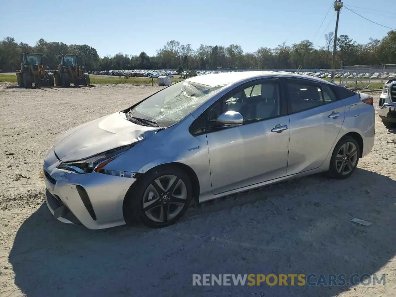 1 Фотография поврежденного автомобиля JTDKARFU0K3077490 TOYOTA PRIUS 2019