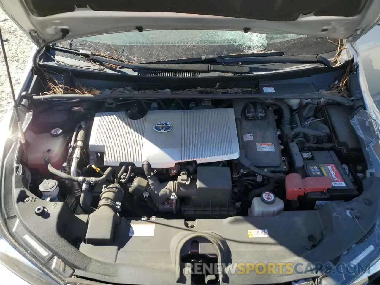 11 Фотография поврежденного автомобиля JTDKARFU0K3077490 TOYOTA PRIUS 2019