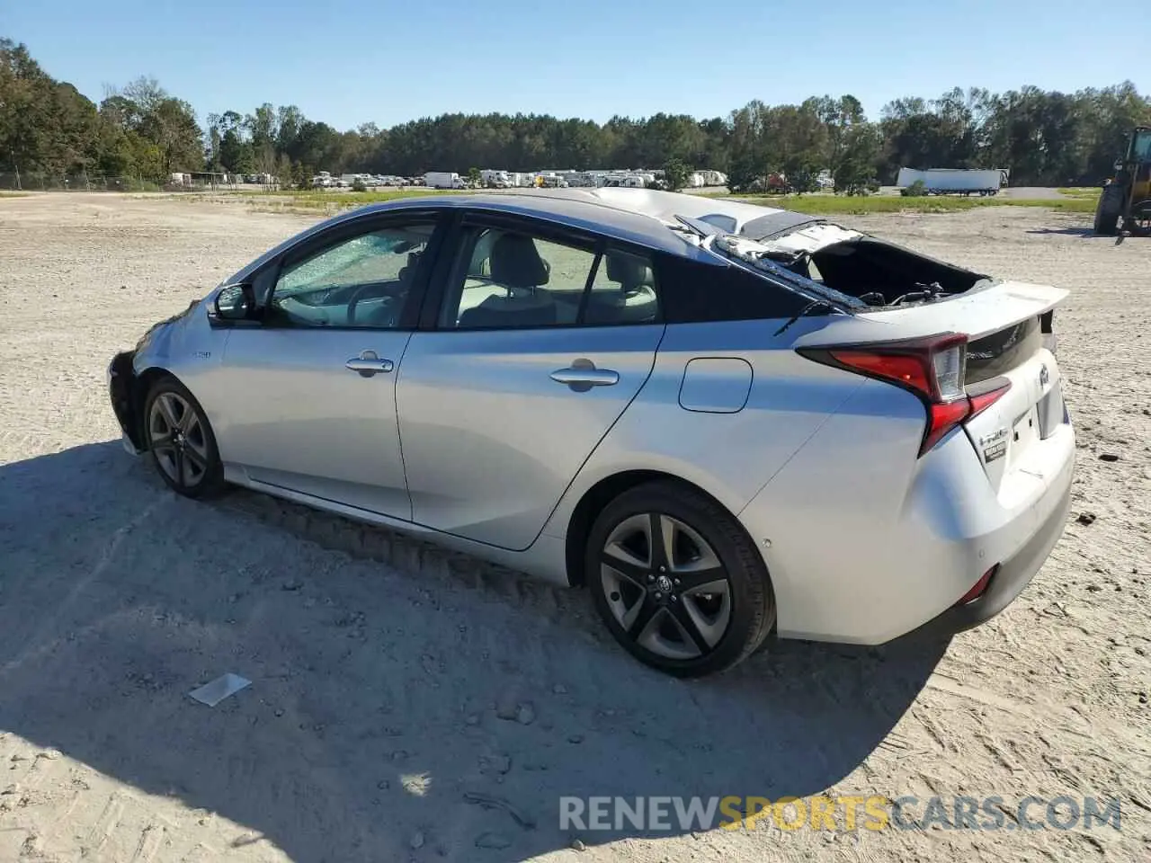 2 Фотография поврежденного автомобиля JTDKARFU0K3077490 TOYOTA PRIUS 2019
