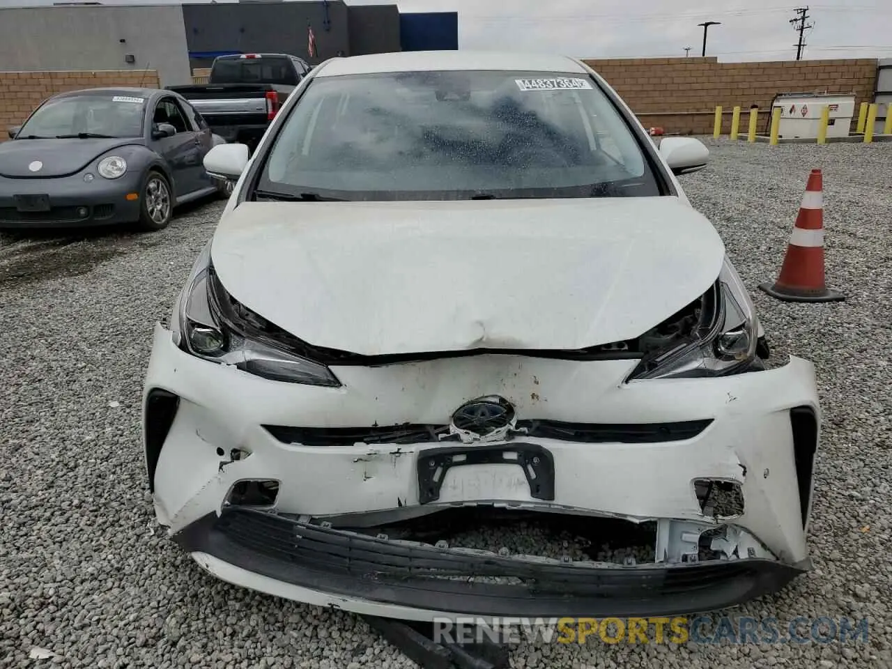 5 Photograph of a damaged car JTDKARFU0K3081152 TOYOTA PRIUS 2019
