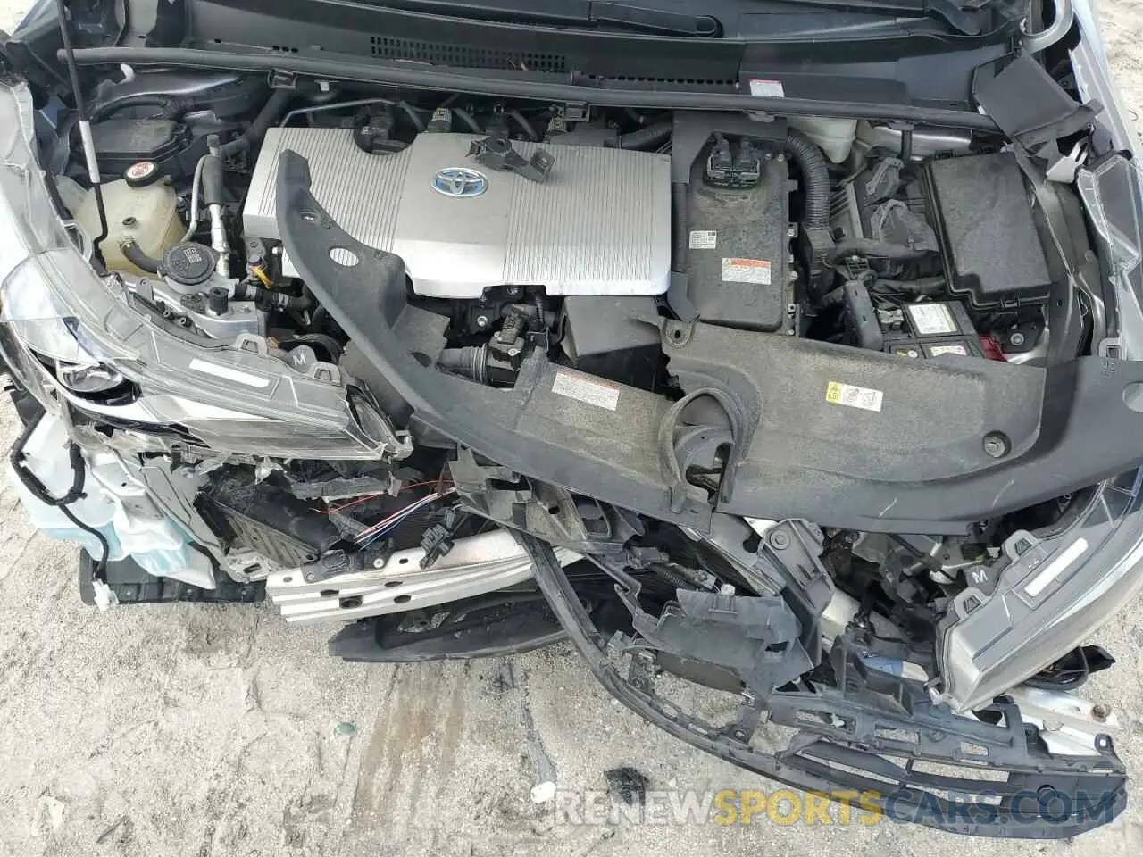 11 Photograph of a damaged car JTDKARFU0K3091311 TOYOTA PRIUS 2019