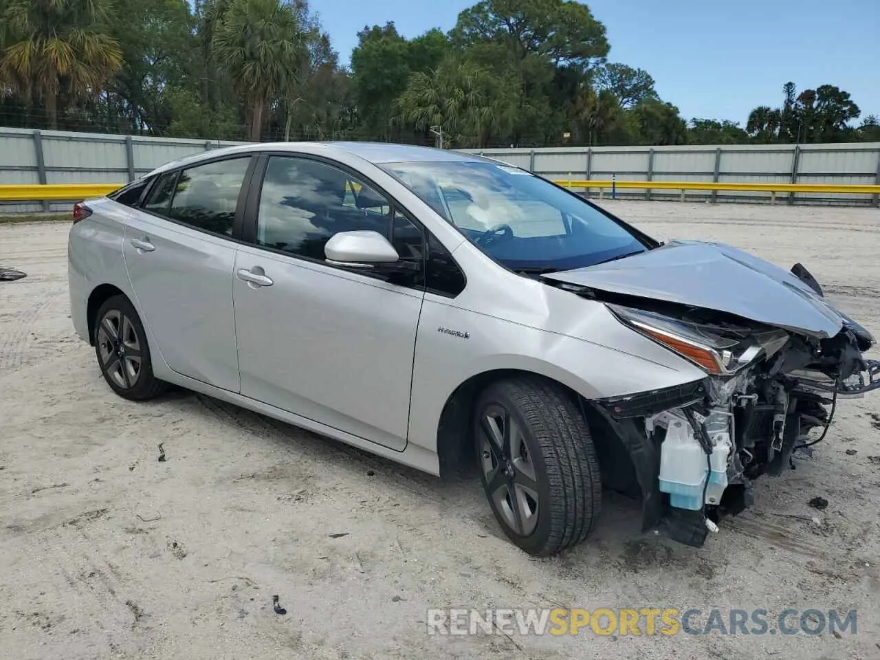 4 Photograph of a damaged car JTDKARFU0K3091311 TOYOTA PRIUS 2019