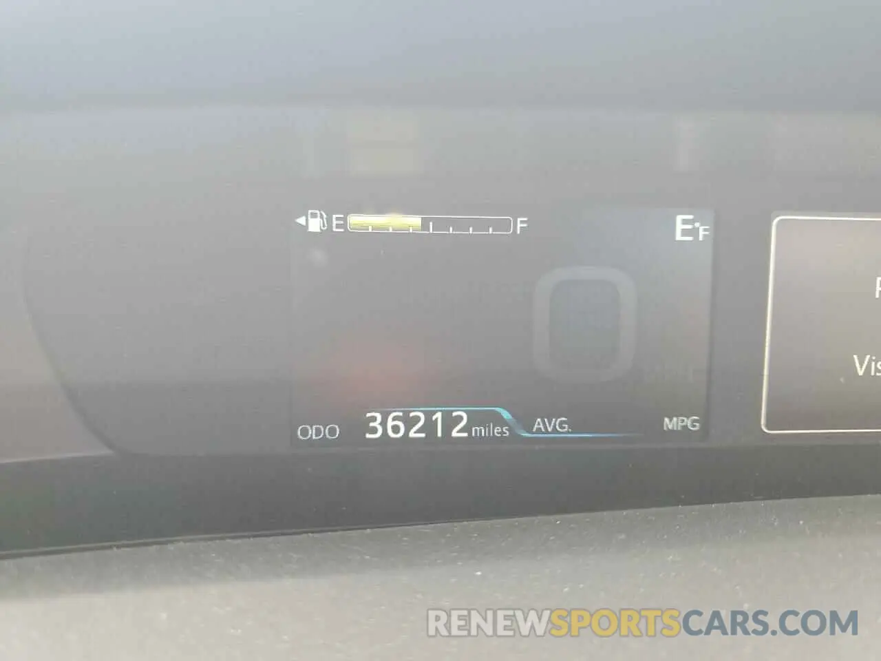 9 Photograph of a damaged car JTDKARFU0K3091311 TOYOTA PRIUS 2019