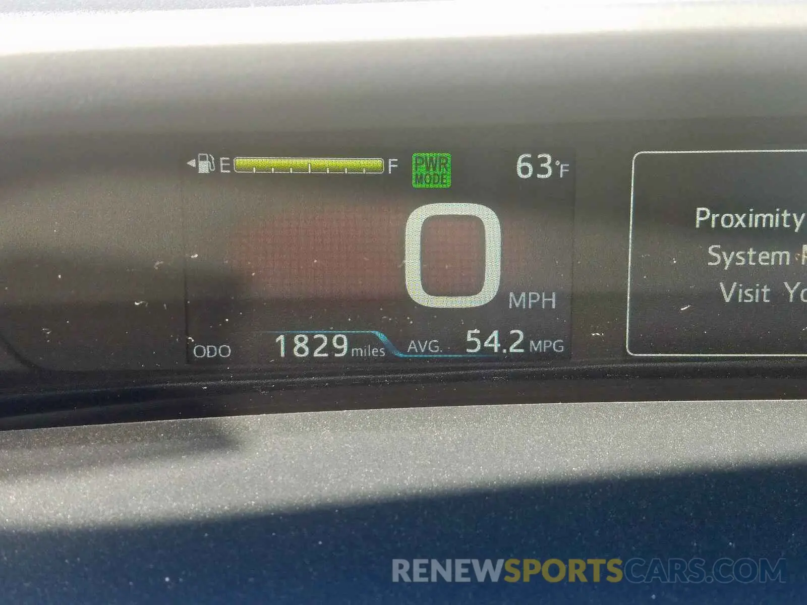 8 Photograph of a damaged car JTDKARFU0K3092586 TOYOTA PRIUS 2019