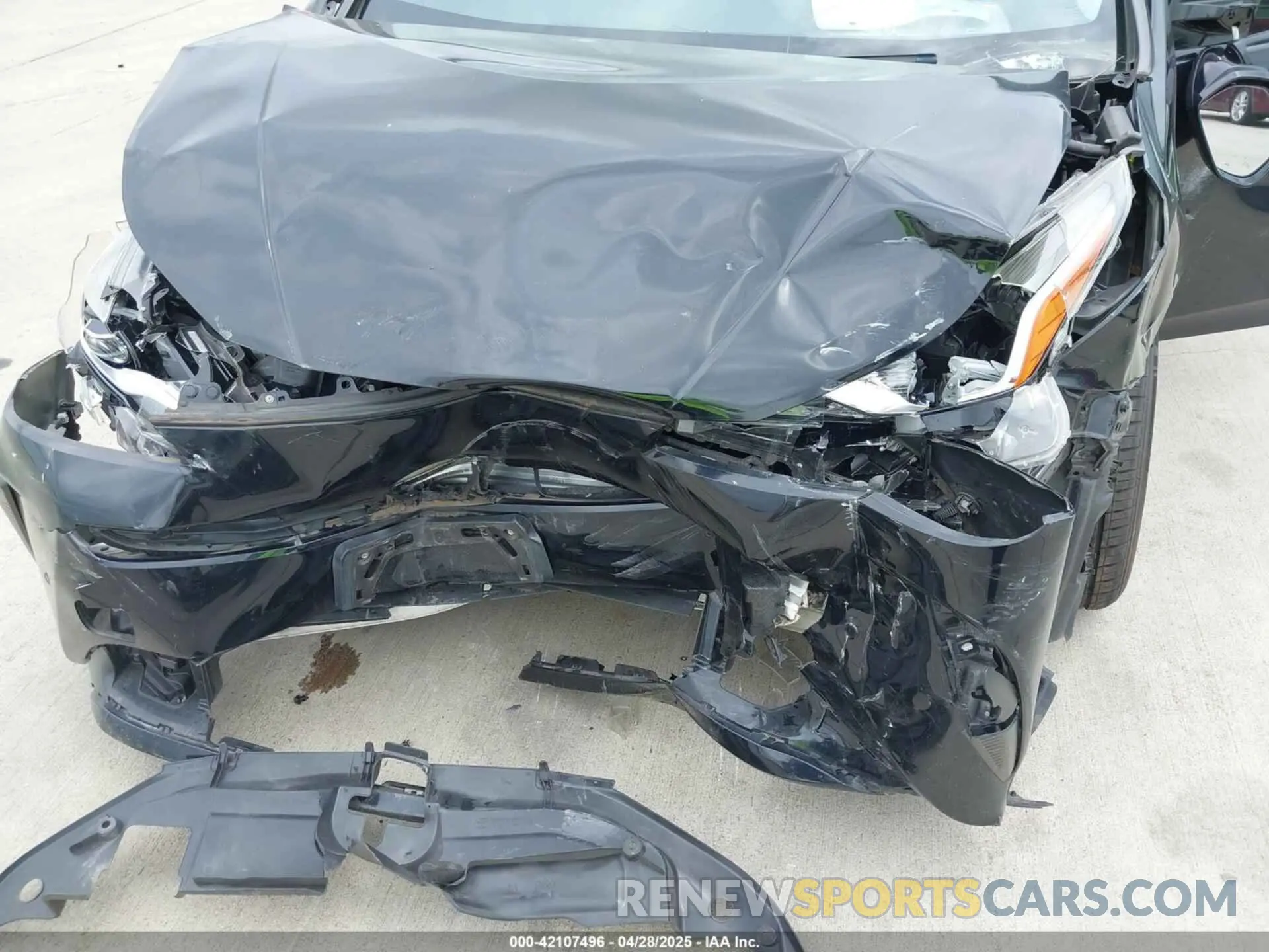 6 Фотография поврежденного автомобиля JTDKARFU0K3095844 TOYOTA PRIUS 2019