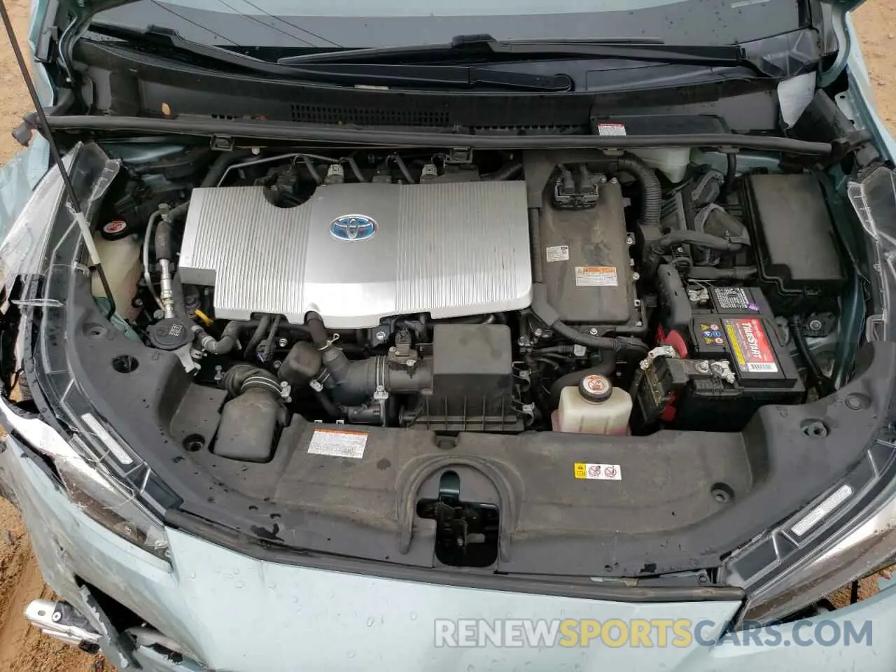 11 Photograph of a damaged car JTDKARFU0K3101674 TOYOTA PRIUS 2019