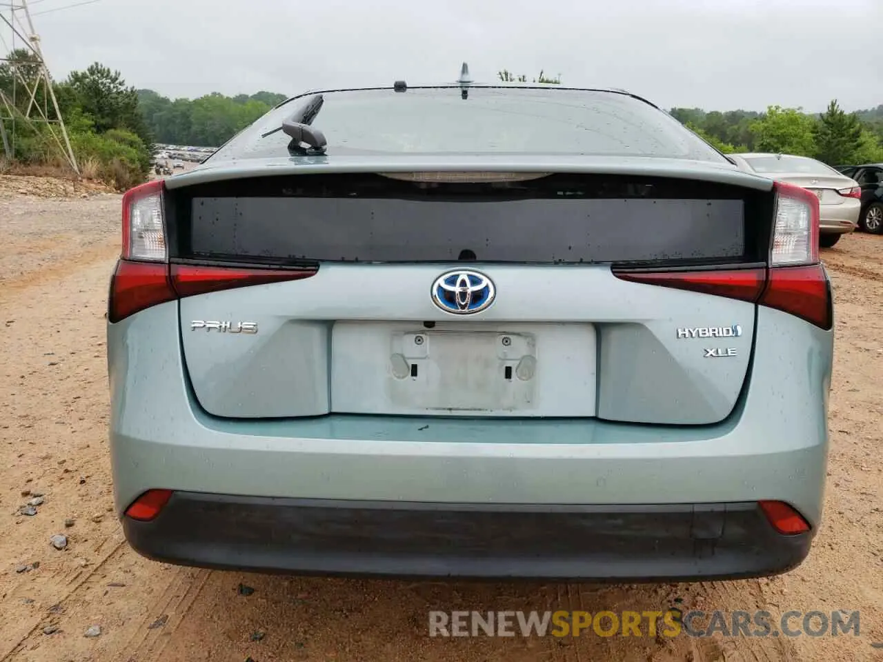 6 Photograph of a damaged car JTDKARFU0K3101674 TOYOTA PRIUS 2019