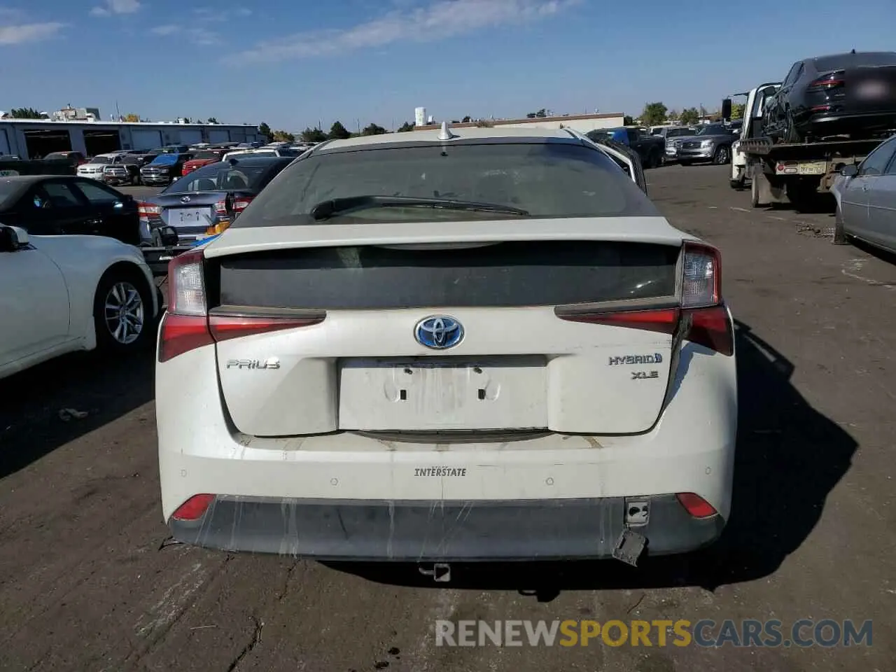 6 Фотография поврежденного автомобиля JTDKARFU1K3076610 TOYOTA PRIUS 2019