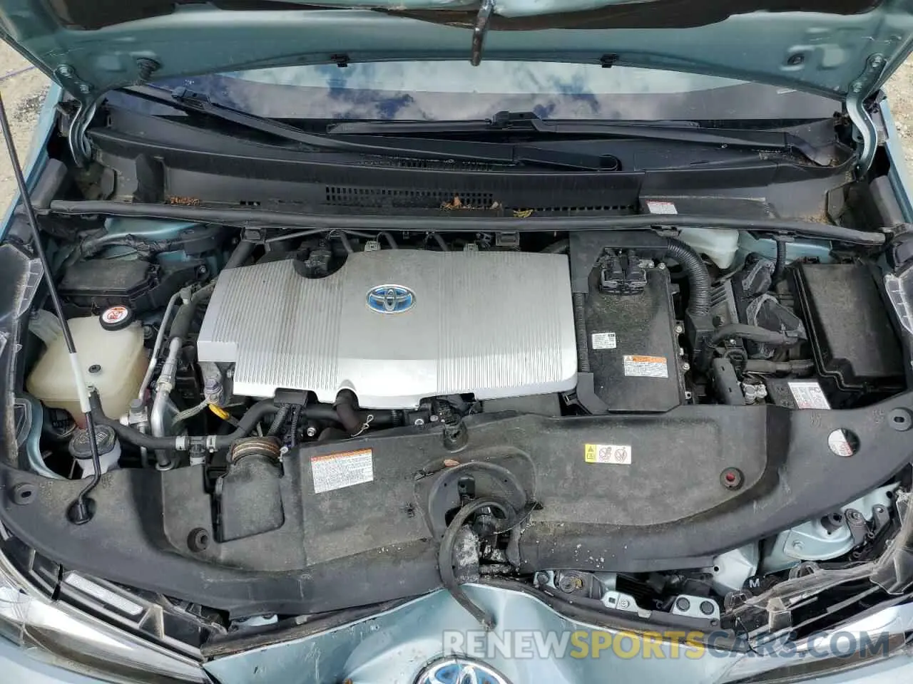 11 Фотография поврежденного автомобиля JTDKARFU1K3080818 TOYOTA PRIUS 2019