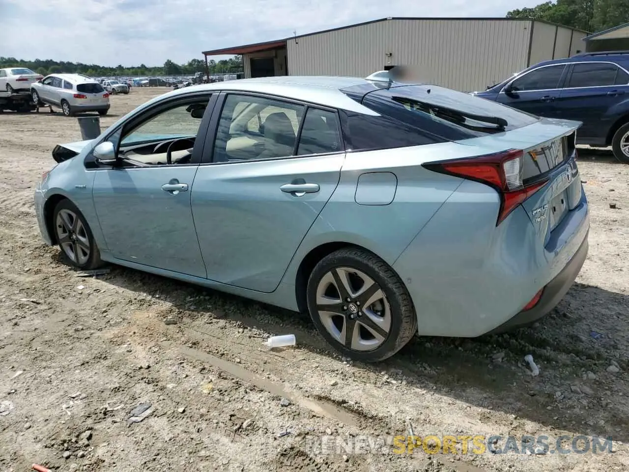 2 Фотография поврежденного автомобиля JTDKARFU1K3080818 TOYOTA PRIUS 2019
